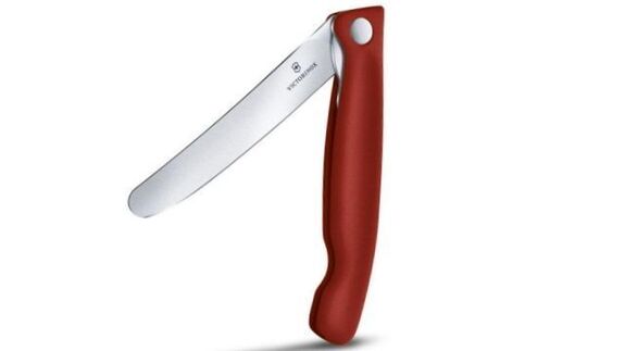 6.7801.FC1 Victorinox Folding Paring Knife, red, smooth, 11cm, boxed