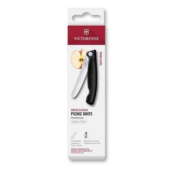 6.7831.FC1 Spickmesser rot gezackt Victorinox 11cm in Dose