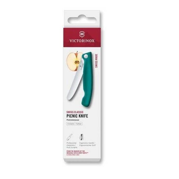 6.7831.FC1 Spickmesser rot gezackt Victorinox 11cm in Dose