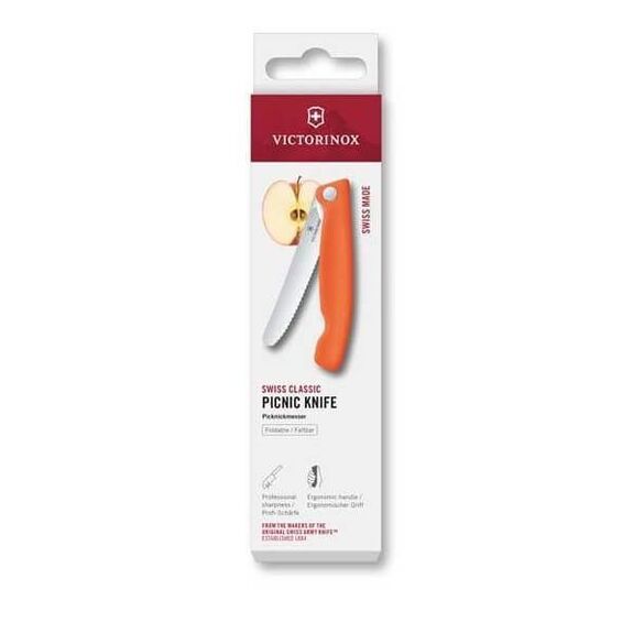 6.7831.FC1 Spickmesser rot gezackt Victorinox 11cm in Dose