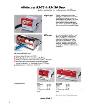 9 8060 002 Dick RS-75 Plus sharpener