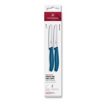 6.7831.2C1 - 6.7832.2C1 - 6.7834.2C1 Boîte de 2 couteaux de table/tomate à dents Victorinox SwissClassic 11cm