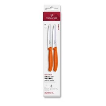 6.7835.2C1 - 6.7838.2C1 - 6.7839.2C1 Boîte de 2 couteaux de table/tomate à dents Victorinox SwissClassic 11cm