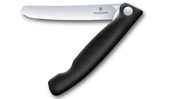 6.7803.F Victorinox Swiss Classic Folding/Carton Knife black smooth