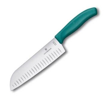 6.8521.17C1B - 6.8524.17C1B Couteau Santoku alvéolé Victorinox SwissClassic sur carte