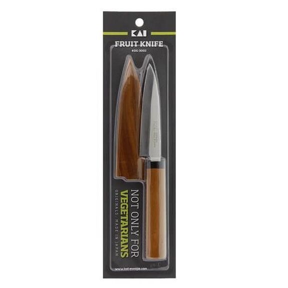 Kai fruit knife with cherry wood handle DG.3002