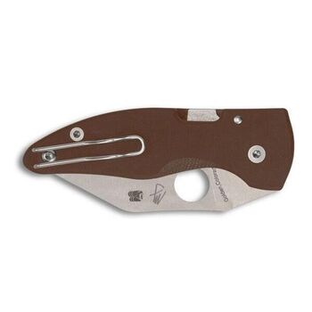 Couteau pliant Spyderco "MICROJIMBO" G10 marron C264GPBN15V en édition limitée