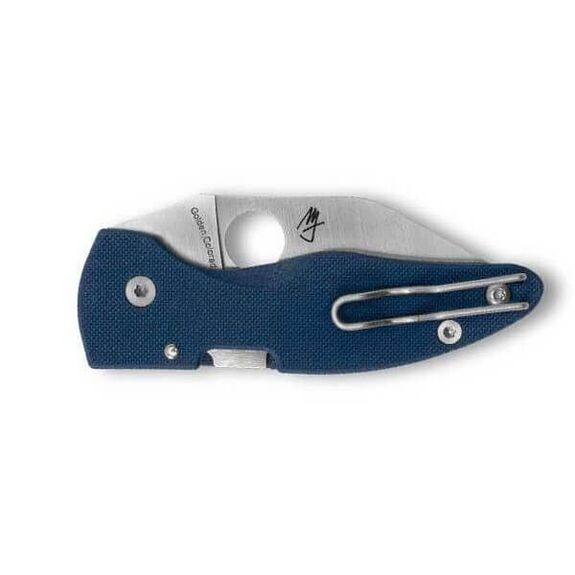 Spyderco Klappmesser „MICROJIMBO” G10 blau C264GPCBL