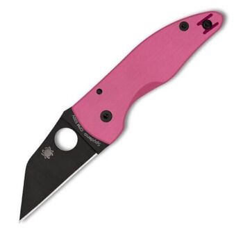 Couteau pliant Spyderco "MICROJIMBO" G10 rose C264GPNBKP en édition limitée