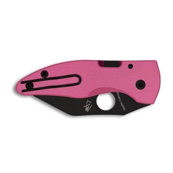 Couteau pliant Spyderco "MICROJIMBO" G10 rose C264GPNBKP en édition limitée