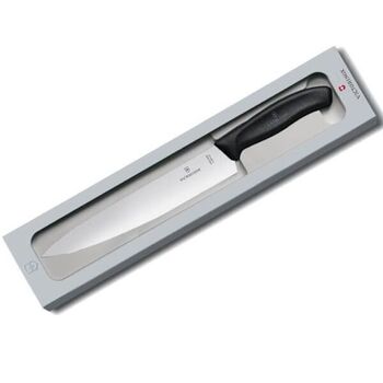 6.8003 Couteau à découper Victorinox Swiss Classic noir avec boîte