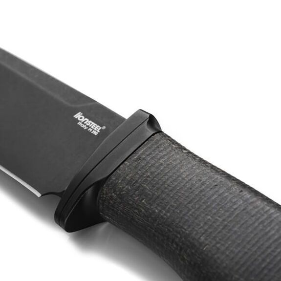 Couteau fixe LionSTEEL "ACHA" micarta noir AHB.BLB