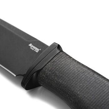 Couteau fixe LionSTEEL "ACHA" micarta noir AHB.BLB