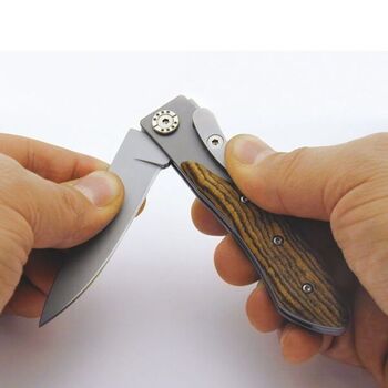 Couteau pliant Maserin "TRIGGER" ébène