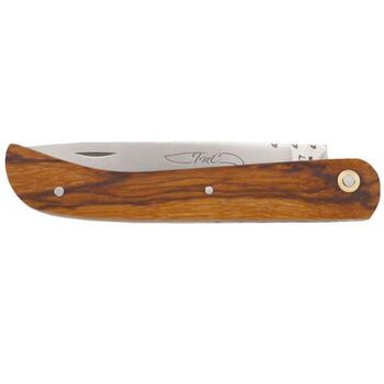 TMC folding knife, ‘Ti'Pot’ series, snake wood handle THTIPBS