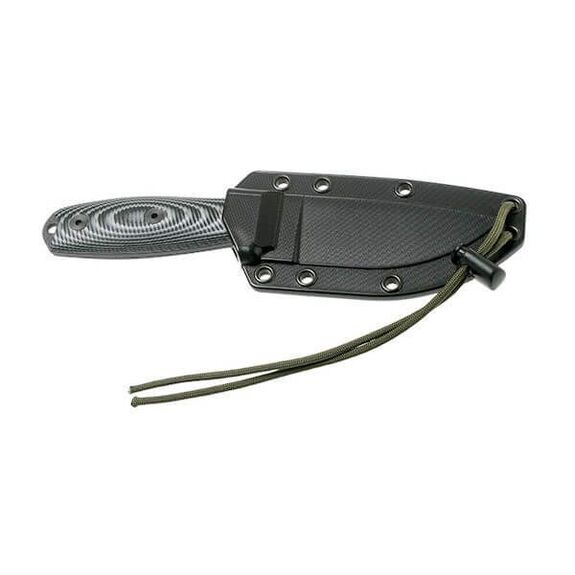 Couteau fixe de survie ESEE-3 gris et noir E3PMB002