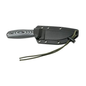 Couteau fixe de survie ESEE-3 gris et noir E3PMB002