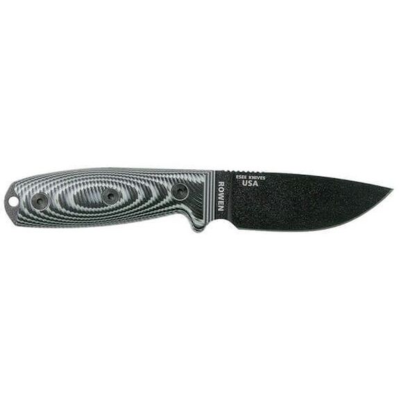 Couteau fixe de survie ESEE-3 gris et noir E3PMB002