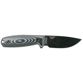 Couteau fixe de survie ESEE-3 gris et noir E3PMB002