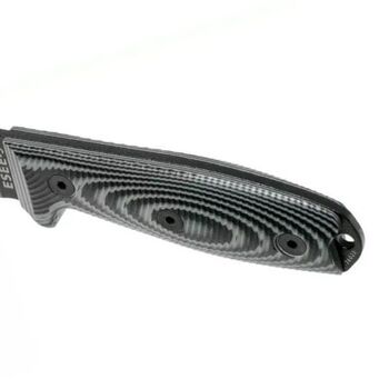 Couteau fixe de survie ESEE-3 gris et noir E3PMB002