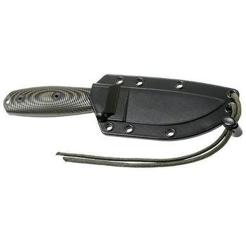 Couteau fixe de survie ESEE-3 vert et noir E3PMOD003