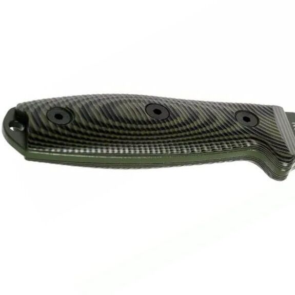 Couteau fixe de survie ESEE-3 vert et noir E3PMOD003