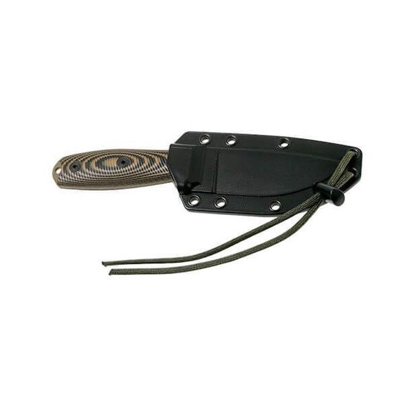 Fixed survival knife ESEE-3 handle coyote/black E3PMDE005