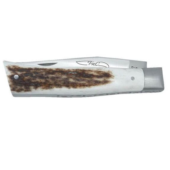 TMC folding knife "Alpin" series, deer antler handle, THALPCE