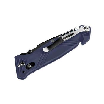 TB Outdoor CAC Mixed National Navy 4-function folding knife, blue TB0117
