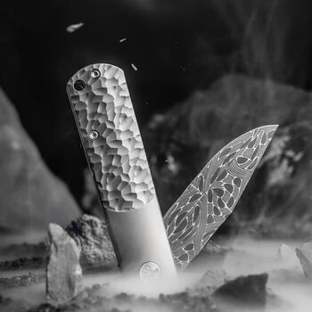 Boker BRLW Meteorite Damast folding knife 110673DAM