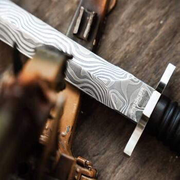 Boker fixed knife Acht-Acht Flak Damast 121508DAM