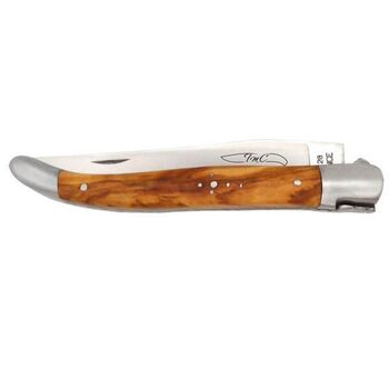 TMC Laguiole folding knife, 1 piece, olive wood handle THLA1OL