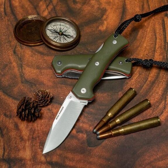 Couteau pliant de chasse Cudeman Mini Ranger G10 C337GV