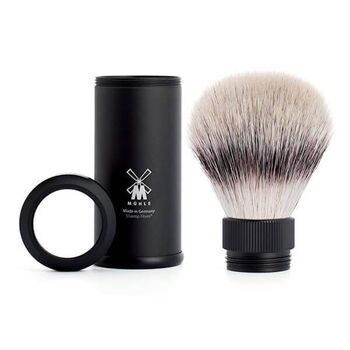 Muhle Travel Shaving Brush with Aluminum Handle 31M536