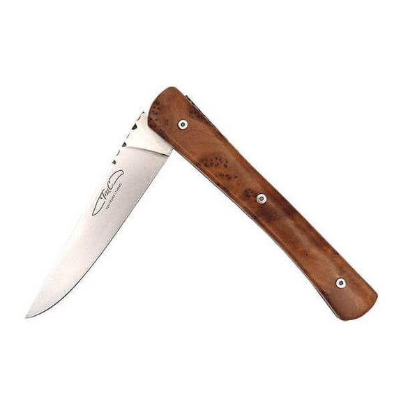 TMC ‘Elégance’ series folding knife with cedar handle