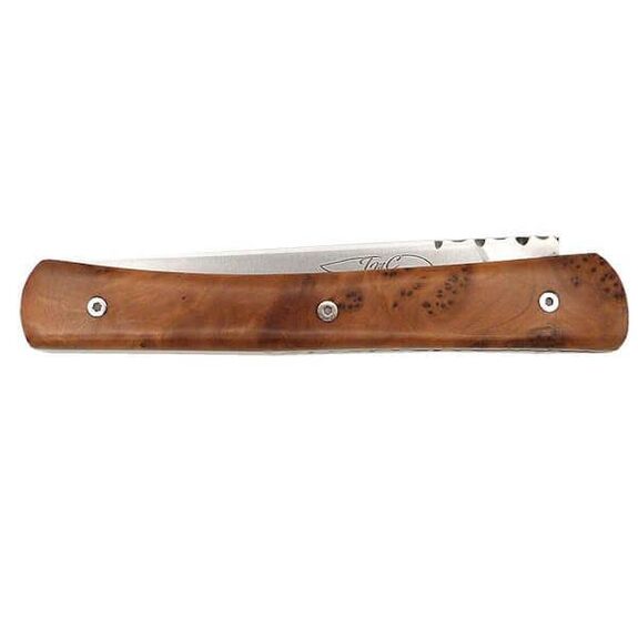 TMC ‘Elégance’ series folding knife with cedar handle