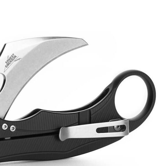 Couteau pliant Lionsteel karambit "L.E.ONE MID" LE2A.BS noir