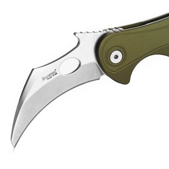 Couteau pliant Lionsteel karambit "L.E.ONE MID" LE2A.GS vert