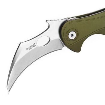 Couteau pliant Lionsteel karambit "L.E.ONE MID" LE2A.GS vert