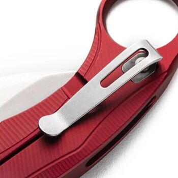 Couteau pliant Lionsteel karambit "L.E.ONE MID" LE2A.RS rouge