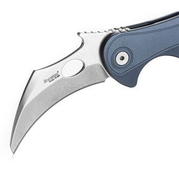 Couteau pliant Lionsteel karambit "L.E.ONE MID" LE2A.IS bleu
