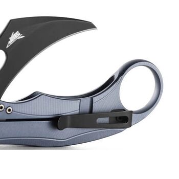 Couteau pliant Lionsteel karambit "L.E.ONE MID" LE2A.IB bleu