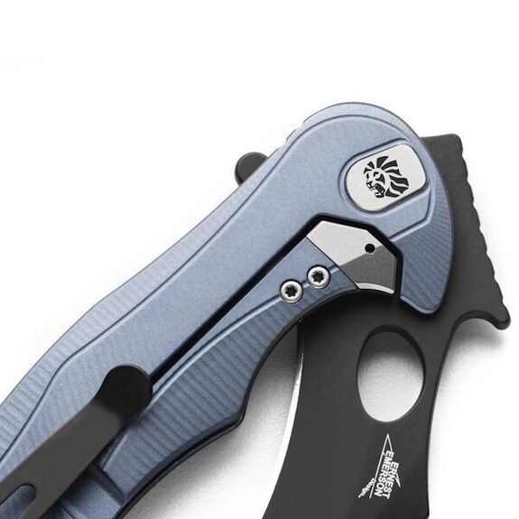 Couteau pliant Lionsteel karambit "L.E.ONE MID" LE2A.IB bleu