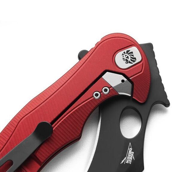 Couteau pliant Lionsteel karambit "L.E.ONE MID" LE2A.RB rouge