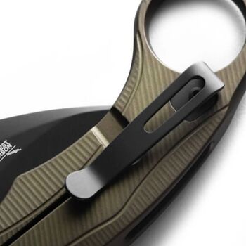 Lionsteel karambit ‘L.E.ONE MID’ folding knife LE2A.RB Green