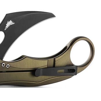 Lionsteel karambit ‘L.E.ONE MID’ folding knife LE2A.RB Green