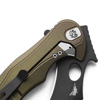 Lionsteel karambit ‘L.E.ONE MID’ folding knife LE2A.RB Green