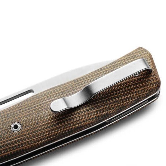 Couteau pliant Lionsteel "NiNi" micarta naturel NN1.CVN