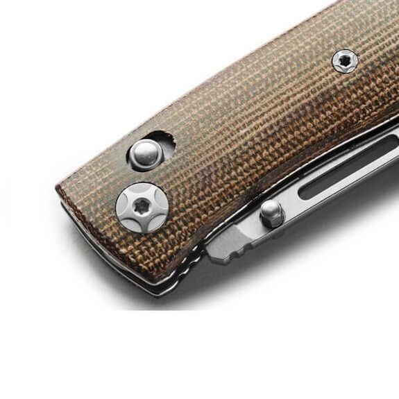 Couteau pliant Lionsteel "NiNi" micarta naturel NN1.CVN