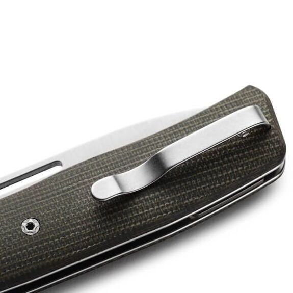 Couteau pliant Lionsteel "NiNi" micarta vert NN1.CVG